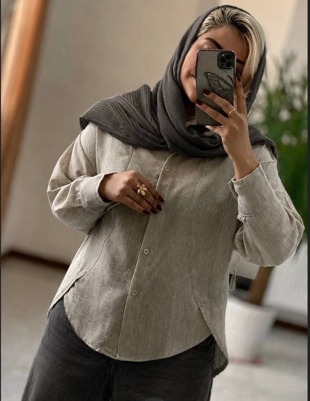 مانتو لنین بغل هلال یاس🦋😍/204/آرش