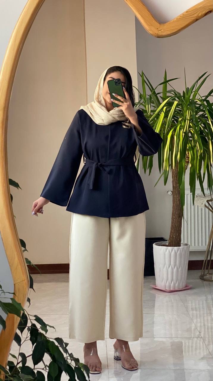 ست مانتو شلوار ارغوان/65/آرش