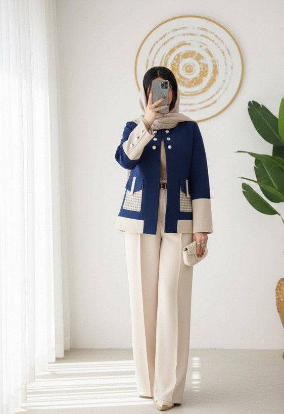 ست کت و شلوار پرنسا 🎀 / شناسه 39656 ، پری